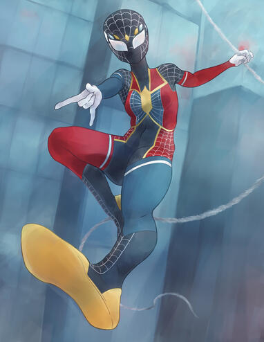 Setsuna Yuki as Spiderman